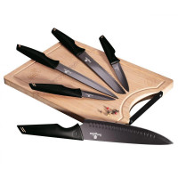 Набір ножів з 6 предметів Berlinger Haus Black Rose Collection (BH-2708)