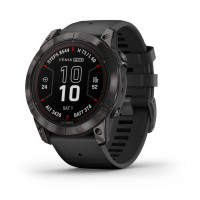 Смарт-годинник Garmin Fenix 7X Pro Sapphire Solar Carbon G. DLC Tit. with Black Band (010-02778-10/11)