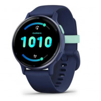 Смарт-годинник Garmin vivoactive 5 Metallic Navy Aluminum Bezel with Navy Case and Silicone Band (010-02862-12/52)
