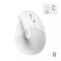 Миша Logitech Lift for Mac Vertical Ergonomic Mouse Off White (910-006477)