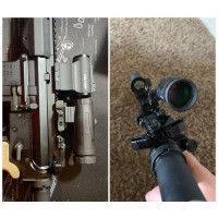 Комплект! Приціл коліматорний з магніфером HOLOSUN HS503CU & HM3X