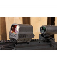 Комплект! Приціл коліматорний з магніфером HOLOSUN HS512C & HM3XT