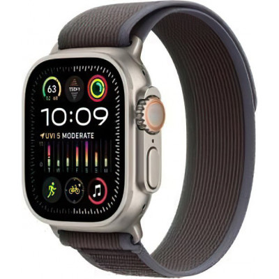 Смарт-годинник Apple Watch Ultra 2 GPS + Cellular 49mm Titanium Case with Blue/Black Trail Loop - M/L (MRF63)