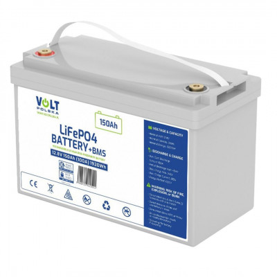 Акумулятор Volt Polska LiFePO4 12,8V 150Ah (150A) + BMS