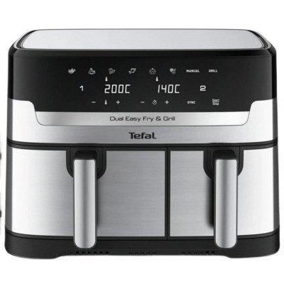 Мультипіч (аерофритюрниця) Tefal Dual Easy Fry & Grill Air Fryer EY905D10
