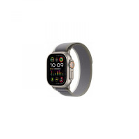 Смарт-годинник Apple Watch Ultra 2 GPS + Cellular 49mm Titanium Case with Green/Gray Trail Loop - M/L (MRF43)