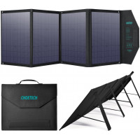 Сонячна панель для УМБ Choetech 80W (158x41см) 5V/2.4A USB + 5V/2.4A QC3.0 + USB-C PD3.0(30W)