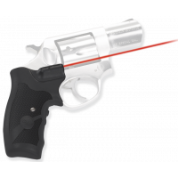Crimson Trace LG303 Lasergrips 5mW Red Laser with 633nM Wavelength & 50 ft Range Black Finish for Ruger SP101