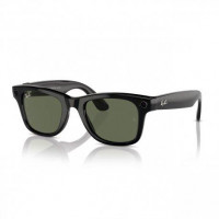 Смарт-окуляри Ray-Ban Смарт-окуляри Meta Wayfarer Shiny Black Frame Green Lenses (RW4006 601/71 50-22)