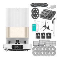 Робот-пилосос з вологим прибиранням Dreame X40 Ultra Complete White