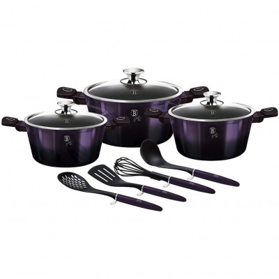 Набір каструль Berlinger Haus Purple Eclipse Collection (BH-7141)