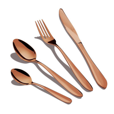 набір столових приладів з 24 предметів, на 6 персон Berlinger Haus Metallic Line Rose Gold Edition BH-2623