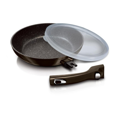 Сковорода звичайна Berlinger Haus Metallic Line Shiny Black Collection (BH-7154)