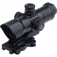 Коліматорний приціл UTG 6" ITA Red/Green CQB T-dot Sight Offset QD Mount - Black (SCP-TDTDQ)
