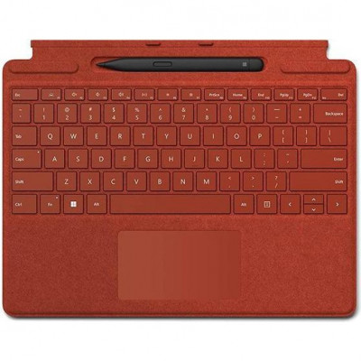 Чохол-клавіатура для планшета Microsoft Surface Pro Signature Keyboard Poppy Red with Slim Pen 2 (8X6–00021)
