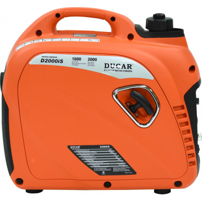 Інверторний бензиновий генератор Ducar D2000iS