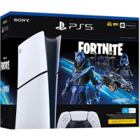 Стаціонарна ігрова приставка Sony PlayStation 5 Slim Digital Edition 1TB Fortnite Cobalt Star Bundle (1000045170)
