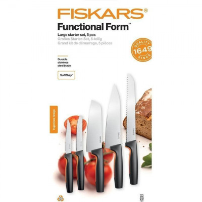 Набір ножів з 5 предметів Fiskars Functional Form Large Starter Set (1057558)