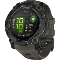 Смарт-годинник Garmin Instinct 3 50mm AMOLED Black with Charcoal Band (010-03020-00)