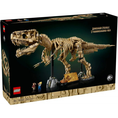 Блоковий конструктор LEGO Jurassic World Скам'янілості динозаврів: Тиранозавр рекс (76968)