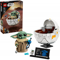 Блоковий конструктор LEGO Star Wars Ґроґу в повітряній колисці 1048 деталей (75403)