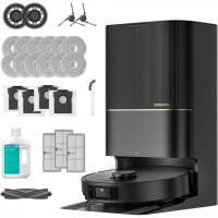 Робот-пилосос з вологим прибиранням Dreame X40 Ultra Complete Black