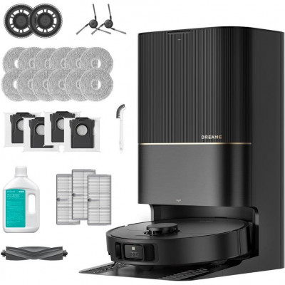 Робот-пилосос з вологим прибиранням Dreame X40 Ultra Complete Black
