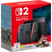 Портативна ігрова приставка Nintendo Switch 2 Black Mario Kart World Bundle (0045496321529)