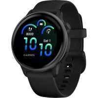 Смарт-годинник Garmin Vivoactive 6 Slate with Black Band (010-02985-00)