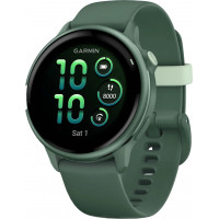 Смарт-годинник Garmin Vivoactive 6 Metallic Jasper Green with Jasper Green Band (010-02985-02)