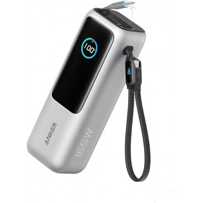 Зовнішній акумулятор (павербанк) Anker ZOLO Power Bank 25000mAh 165W Silver (A1695H41)