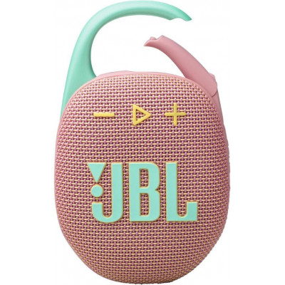 Портативна колонка JBL Clip 5 Pink (JBLCLIP5PINK)