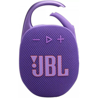 Портативна колонка JBL Clip 5 Purple (JBLCLIP5PUR)