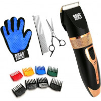 машинка для стрижки тварин Bass Polska Акумуляторна машинка для стрижки домашніх тварин з комплектом аксесуарів  8565