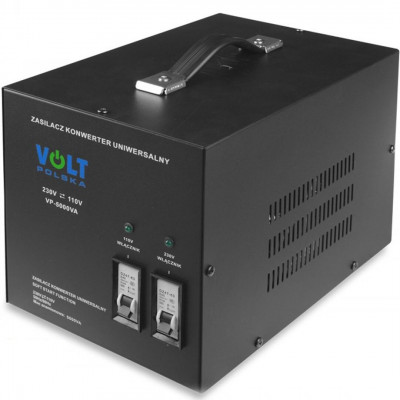 Перетворювач AC-AC Volt Polska VP 5000 230VAC/110VAC 5K230110500 Перетворювач AC-AC Volt Polska VP 5000 230VAC/110VAC 5K230110500