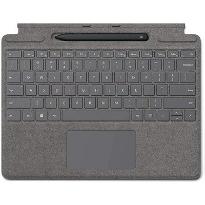 Чохол-клавіатура для планшета Microsoft Surface Pro Signature Keyboard Platinum with Slim Pen 2 (8X6–00061)