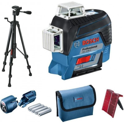 Лазерний нівелір Bosch GLL 3-80 C Professional + BT 150 (0601063R01)