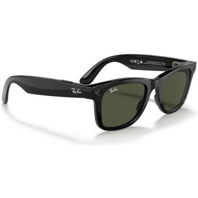 Смарт-окуляри Ray-Ban Meta Wayfarer Shiny Black Frame Green Lenses (RW4006 601/71 50-22) Смарт-окуляри Ray-Ban Meta Wayfarer Shiny Black Frame Green Lenses (RW4006 601/71 50-22)