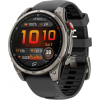 Смарт-годинник Garmin Fenix 8 Pro 47 mm AMOLED Titanium with Graphite/Black (010-03198-10/11)