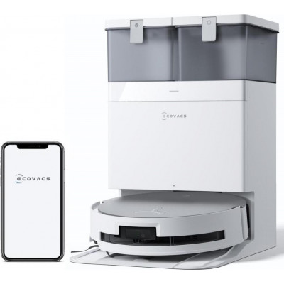 Робот-пилосос з вологим прибиранням ECOVACS Deebot X8 Omni White Робот-пилосос з вологим прибиранням ECOVACS Deebot X8 Omni White