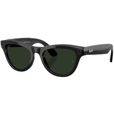Смарт-окуляри Ray-Ban Meta Skyler Gen 2 Stand.Shiny Black Frame/Clear to Graphite Green Transit.Lenses RW4014 601/1M 52-20
