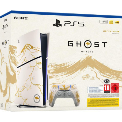 Стаціонарна ігрова приставка Sony PlayStation 5 Slim 1TB Ghost of Yotei Limited Edition (1000048368)