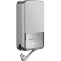 Зовнішній акумулятор (павербанк) EcoFlow RAPID Magnetic 10000mAh 65W Silver (EF-RAPID10000-EU)