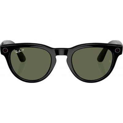 Смарт-окуляри Ray-Ban Meta Headliner Gen2 Low Bridge Fit Standard Shiny Black Frame/G-15 Green Lenses RW4013F 601/71 51-23