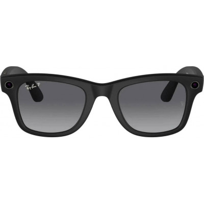 Смарт-окуляри Ray-Ban | Meta Wayfarer [Gen 2] Large Matte Black Frame / Gradient Graphite Lenses (RW4012 601ST3 53-22)