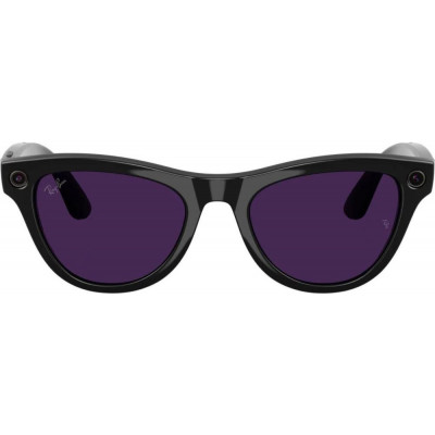 Смарт-окуляри Ray-Ban Meta Skyler Gen2 Standard Shiny Black Frame/Clear to Amethyst Transitions Lenses RW4014 601/CH 52-20