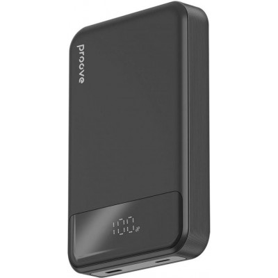 Зовнішній акумулятор (павербанк) Proove 10000mAh Hoodman Magnetic 20W Black (PBH120010001)