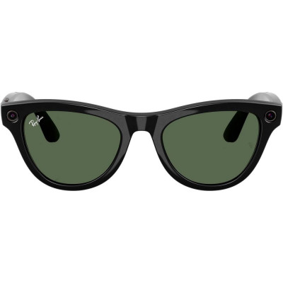 Смарт-окуляри Ray-Ban | Meta Skyler [Gen 2] Standard Shiny Black Frame / G-15 Green Lenses (RW4014 601/71 52-20)