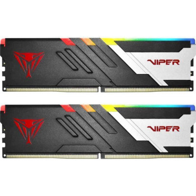Пам'ять для настільних комп'ютерів PATRIOT 32 GB (2x16GB) DDR5 6000 MHz Viper Venom RGB (PVVR532G600C30K)