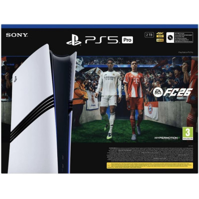 Стаціонарна ігрова приставка Sony Playstation 5 Pro 2TB EA SPORTS FC 26 Bundle (711719024101)